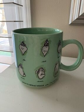 Disney Finding Nemo Mint Green "How to Speak Whale with Dory" Coffee Mug